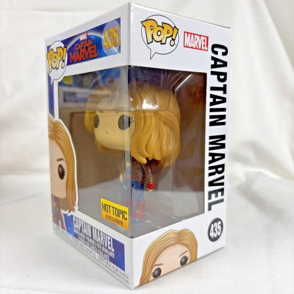 Funko Pop! Marvel Captain Marvel Brown Jacket #425 Hot Topic Exclusive